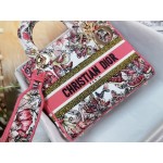 DIOR MEDIUM LADY D-LITE BAG Multicolor Butterfly Embroidery