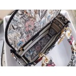 DIOR MEDIUM LADY D-LITE BAG Multicolor Mille Fleurs Embroidery