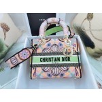 DIOR MEDIUM LADY D-LITE BAG Multicolor Dior in Lights Embroidery