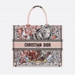 DIOR LARGE BOOK TOTE Multicolor La Force Embroidery