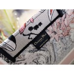 DIOR LARGE BOOK TOTE Multicolor La Force Embroidery