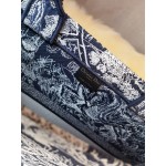 DIOR LARGE BOOK TOTE Blue Toile de Jouy Reverse Embroidery 