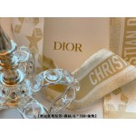 DIOR ÉTOILE MITZAH SCARF Gold-Tone Silk Twill