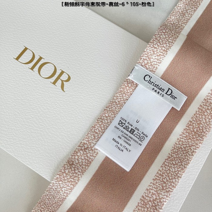 Dior Oblique Mitzah Scarf Rose Des Vents Silk Twill