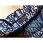 DIOR SMALL BOOK TOTE Blue Dior Oblique Jacquard 